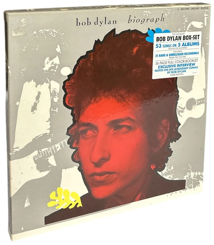 Bob Dylan Biograph - Hype Sticker - VG UK Vinyl box set