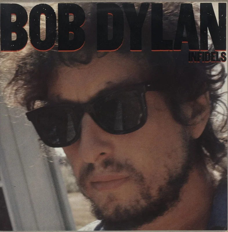Bob Dylan Infidels + Insert & Gold Promo Sticker Dutch Vinyl LP