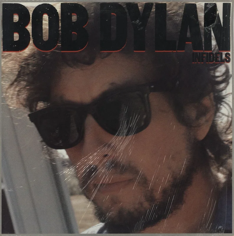 Bob Dylan Infidels + insert - Shrink UK Vinyl LP
