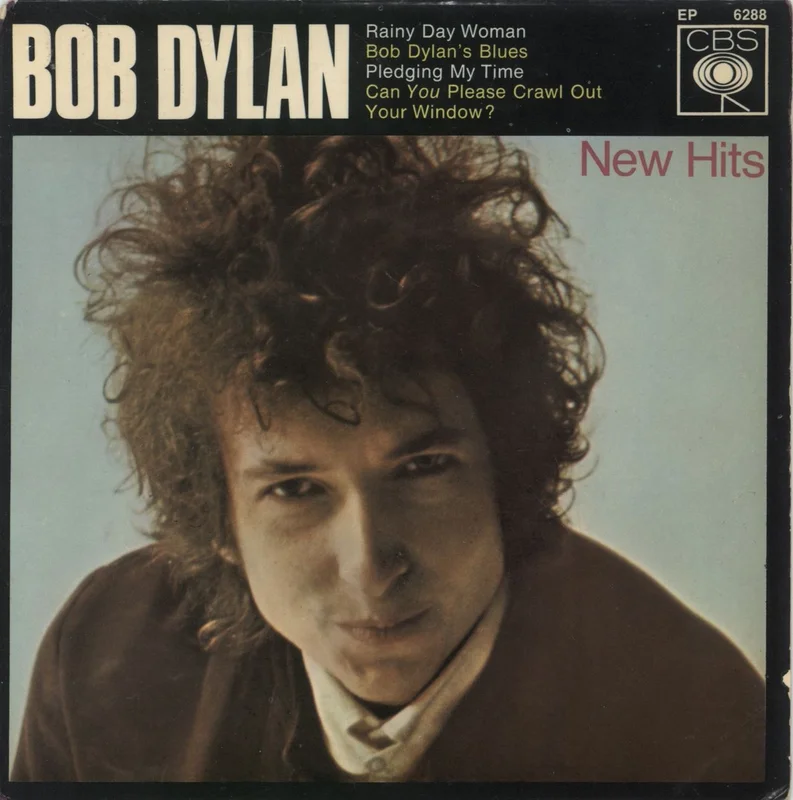 Bob Dylan New Hits EP - VG German 7" vinyl