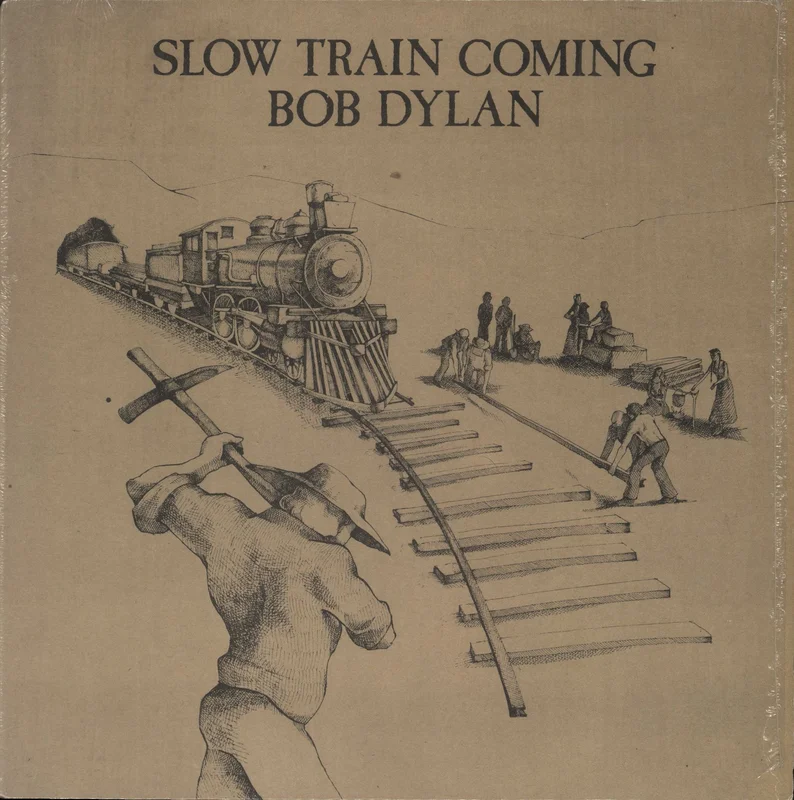 Bob Dylan Slow Train Coming - 1st + Inner - Shrink UK Vinyl LP