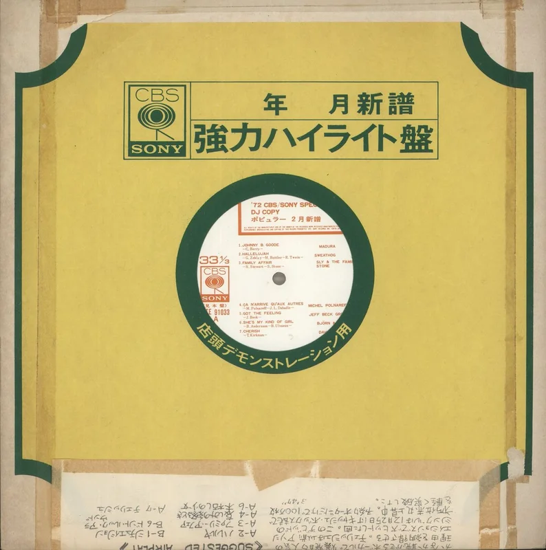 Bob Dylan Sony Special DJ Copy Japanese Promo Vinyl LP