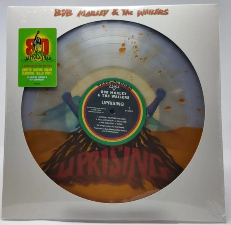 Bob Marley & The Wailers Uprising - Liquid Vinyl - Sealed German Vinyl LP
