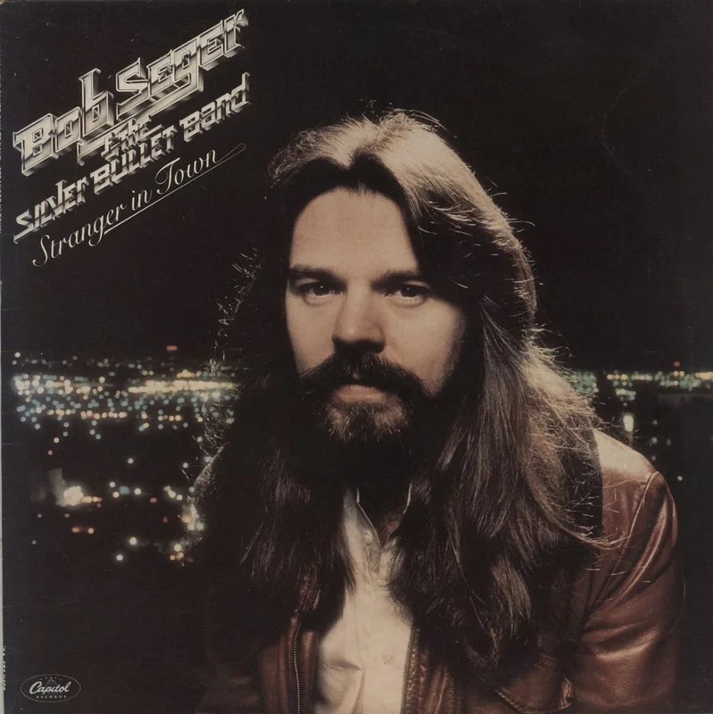 Bob Seger Stranger In Town - Silver Vinyl UK Vinyl LP