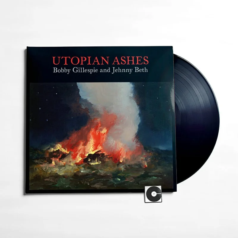 Bobby Gillespie And Jehnny Beth - "Utopian Ashes" Standard - Black Vinyl