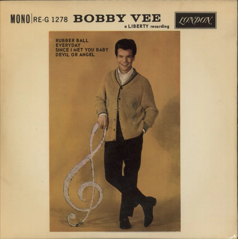 Bobby Vee Bobby Vee EP UK 7" vinyl