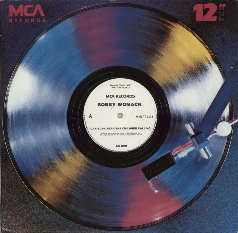 Bobby Womack Can'tcha Hear The Children Calling UK Promo 12" vinyl