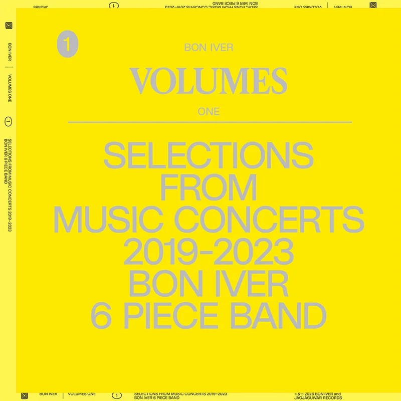 Bon Iver Volumes: One - Selections From Music Concerts 2019-2023 Bon Iver 6 Piece Band
