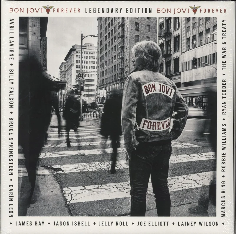 Bon Jovi Forever: Legendary Edition - Blue Vinyl - Sealed UK 2-LP vinyl set