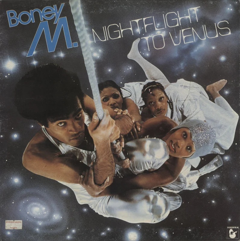 Boney M Nightflight To Venus + Photo Sheet Australian Vinyl LP