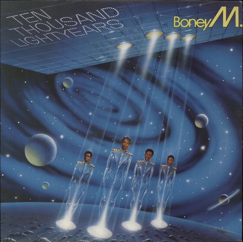 Boney M Ten Thousand Lightyears Kenyan Vinyl LP