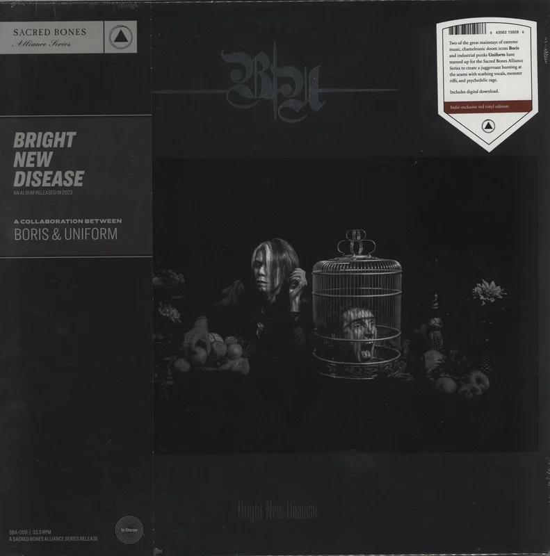 Boris Bright New Disease - Red Vinyl - Sealed US Vinyl LP