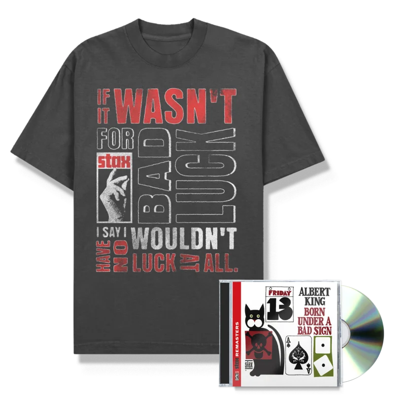 Born Under A Bad Sign (CD) + Born Under a Bad Sign Lyric Tee Bundle
