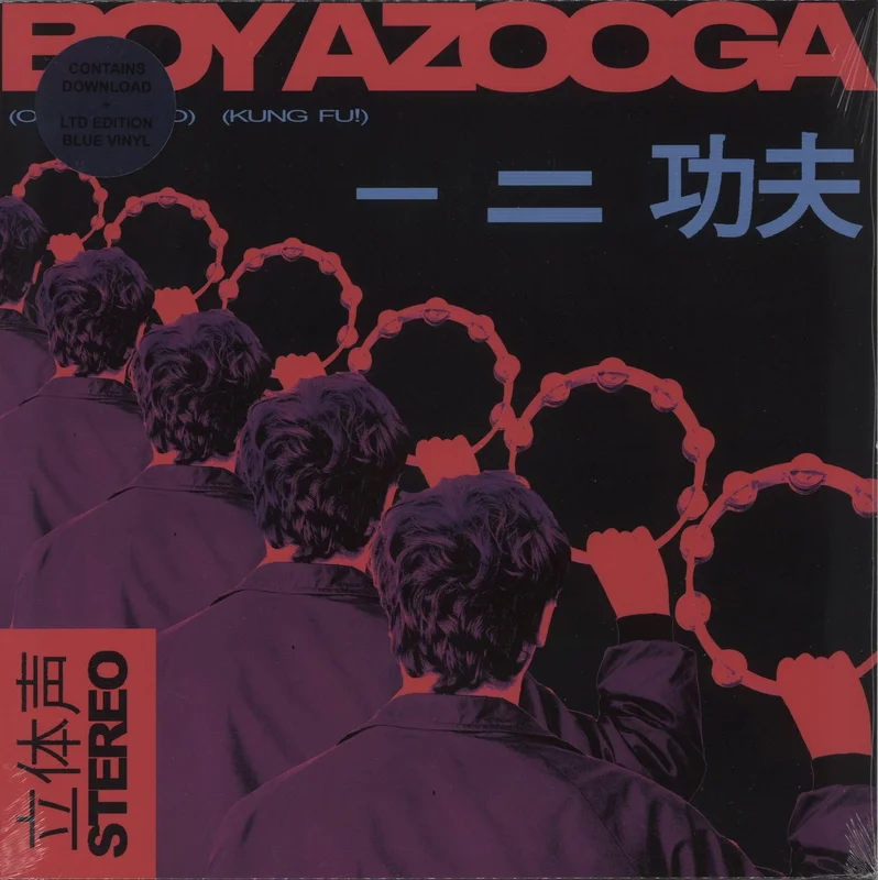Boy Azooga 1, 2, Kung Fu! - Blue Vinyl - Sealed UK Vinyl LP