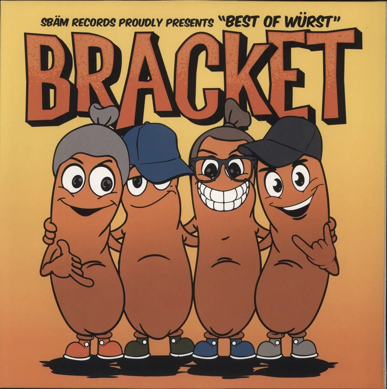 Bracket Best Of Wrst - Clear with Multi-Colour Splatter Vinyl US Vinyl LP