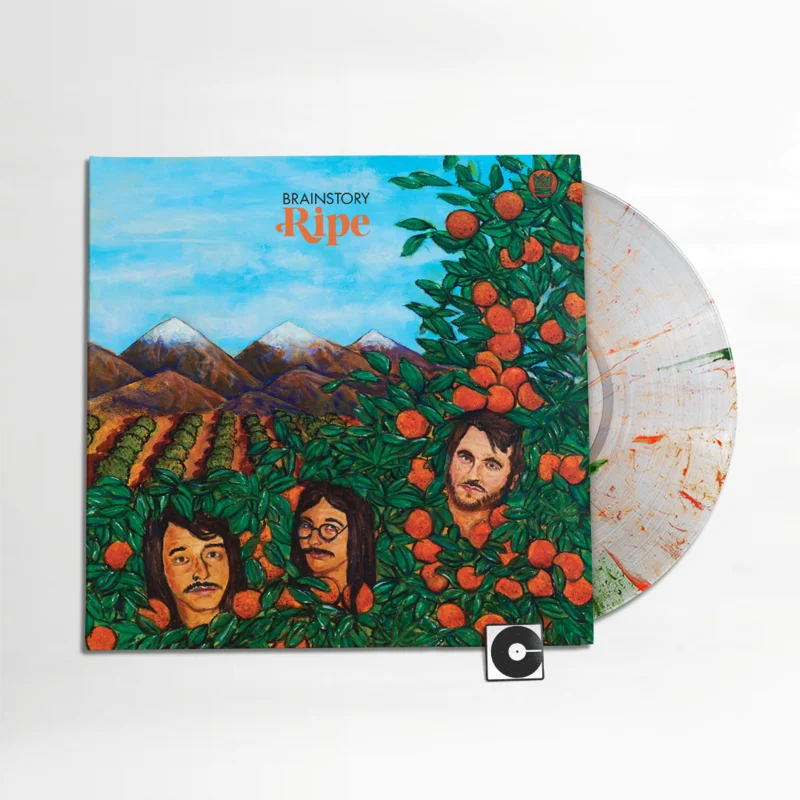 Brainstory - "Ripe" Indie Exclusive - Translucent With Green & Orange Swirl Color Vinyl
