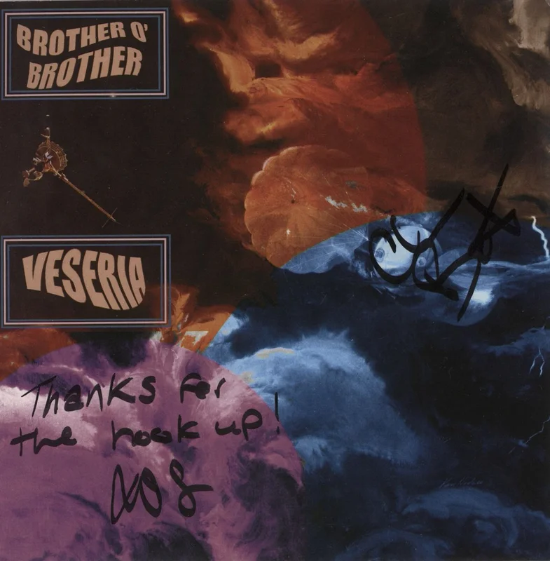Brother O'Brother Split - Sand Filled Vinyl - Autographed US 7" vinyl