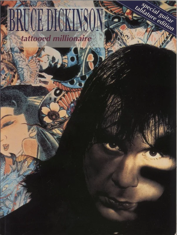 Bruce Dickinson Tattooed Millionaire UK Book