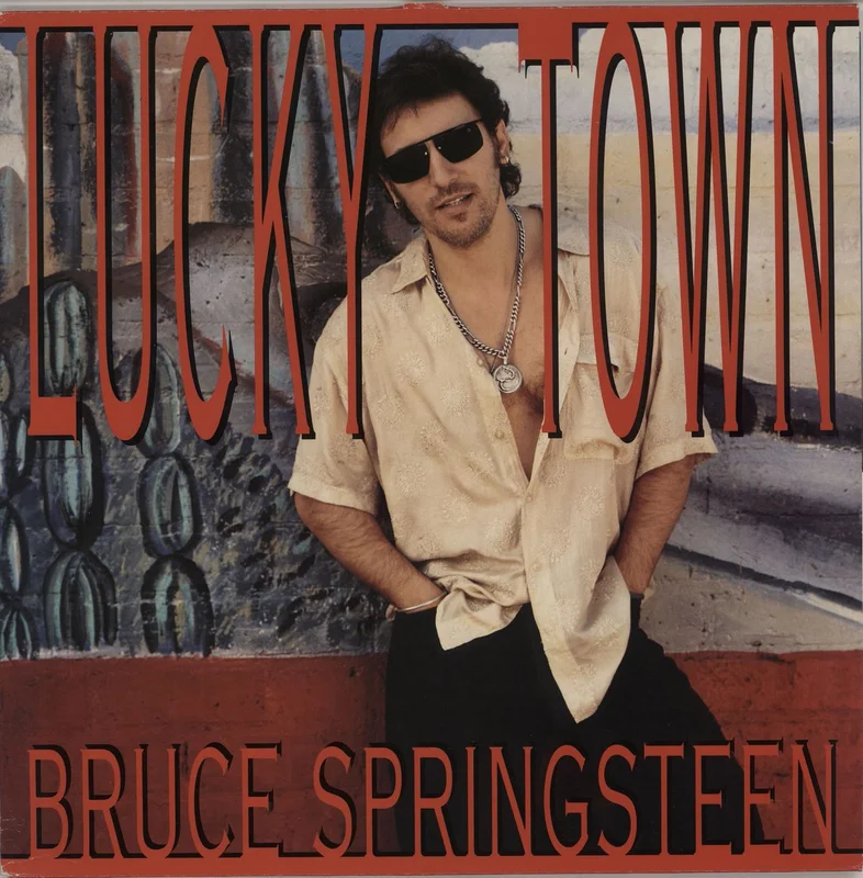 Bruce Springsteen Lucky Town - EX Dutch Vinyl LP