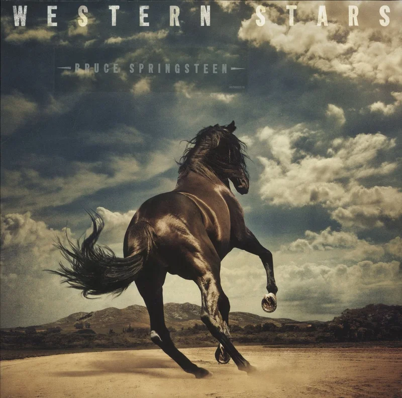 Bruce Springsteen Western Skies - Sky Blue Vinyl - Title Sticker UK 2-LP vinyl set