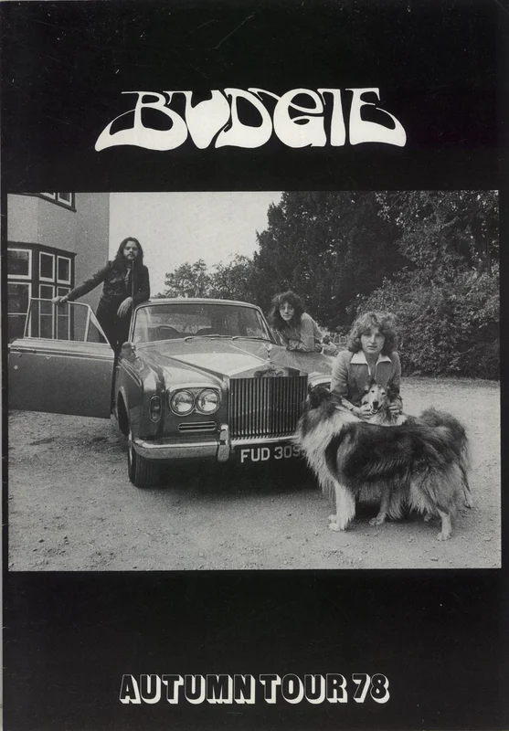 Budgie Autumn Tour 78 UK Tour programme