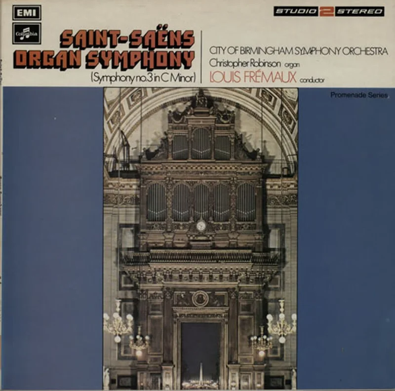 Camille Saint-Sans Organ Symphony (Symphony No. 3 in C Minor) UK Vinyl LP