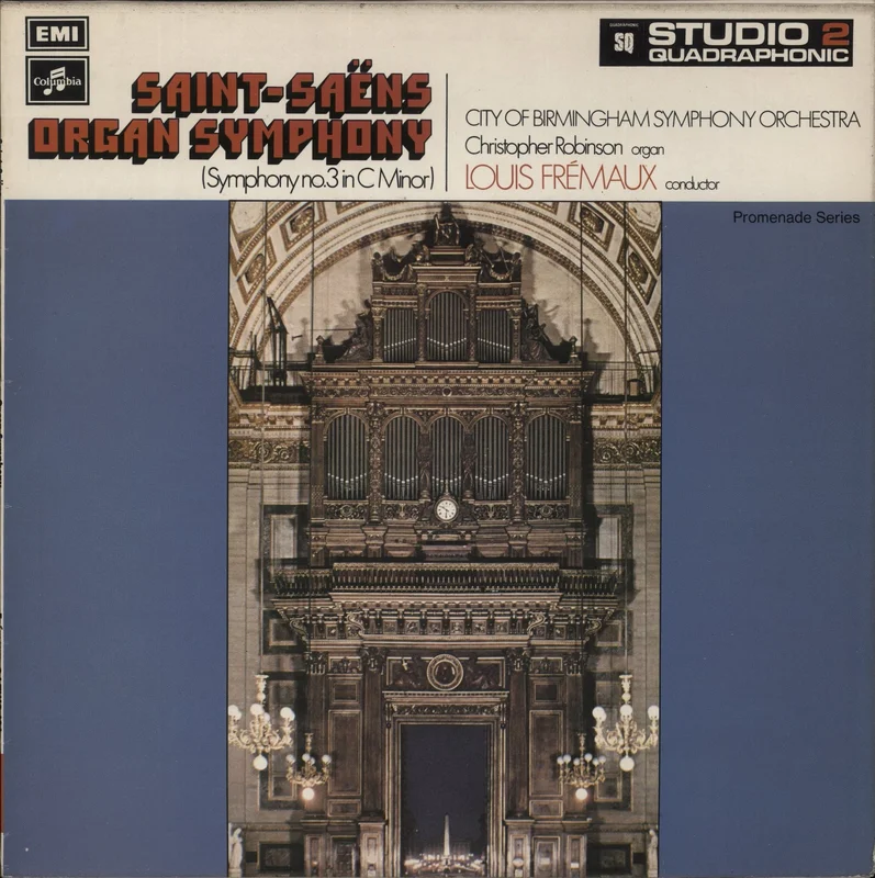 Camille Saint-Sans Saint-Sans: Organ Symphony (Symphony No. 3 In C Minor, Op. 78) UK Vinyl LP