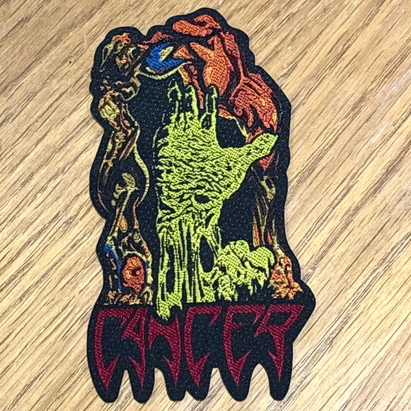 CANCER: official deluxe/limited DEATH SHALL RISE patch