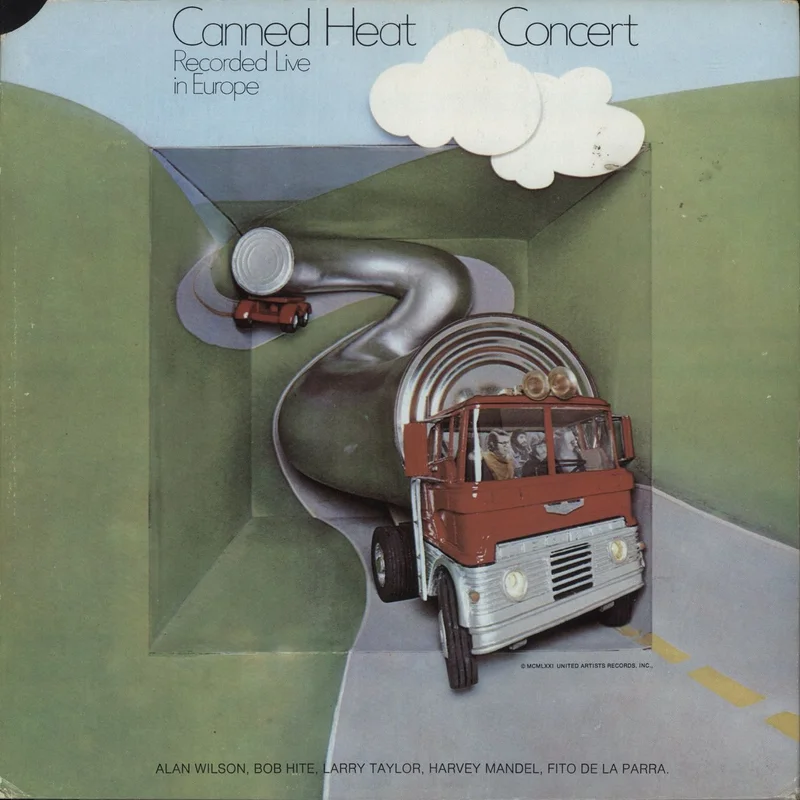Canned Heat Recorded Live In Europe US Vinyl LP