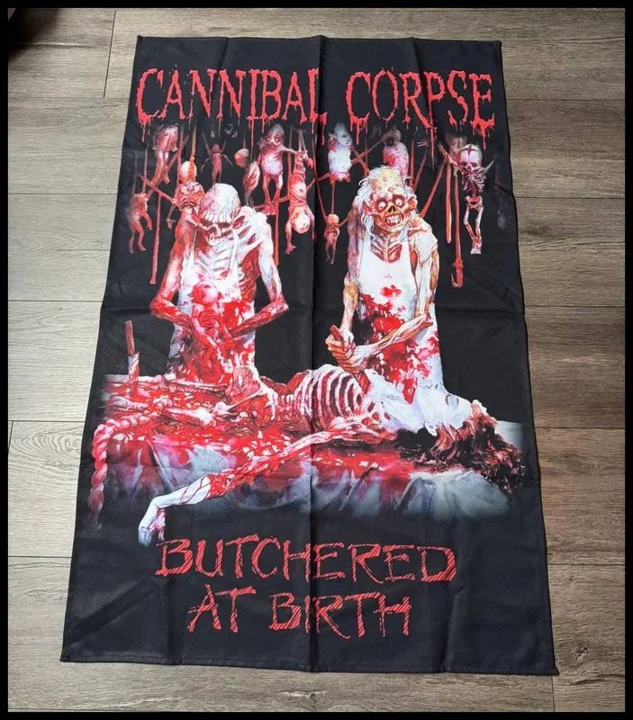 CANNIBAL CORPSE: official large flag / textile poster *preowned/rare*