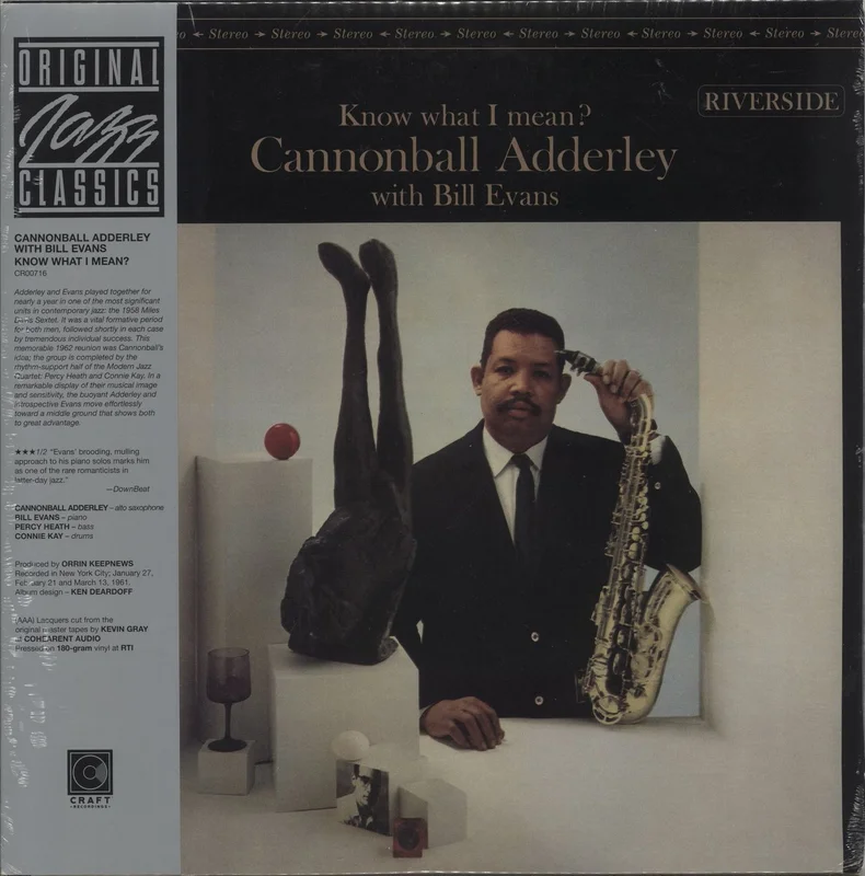 Cannonball Adderley Know What I Mean? - 180gm US Vinyl LP