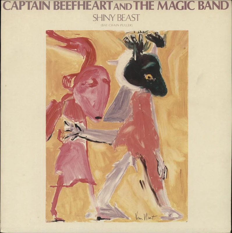Captain Beefheart & Magic Band Shiny Beast (Bat Chain Puller) + Inner UK Vinyl LP