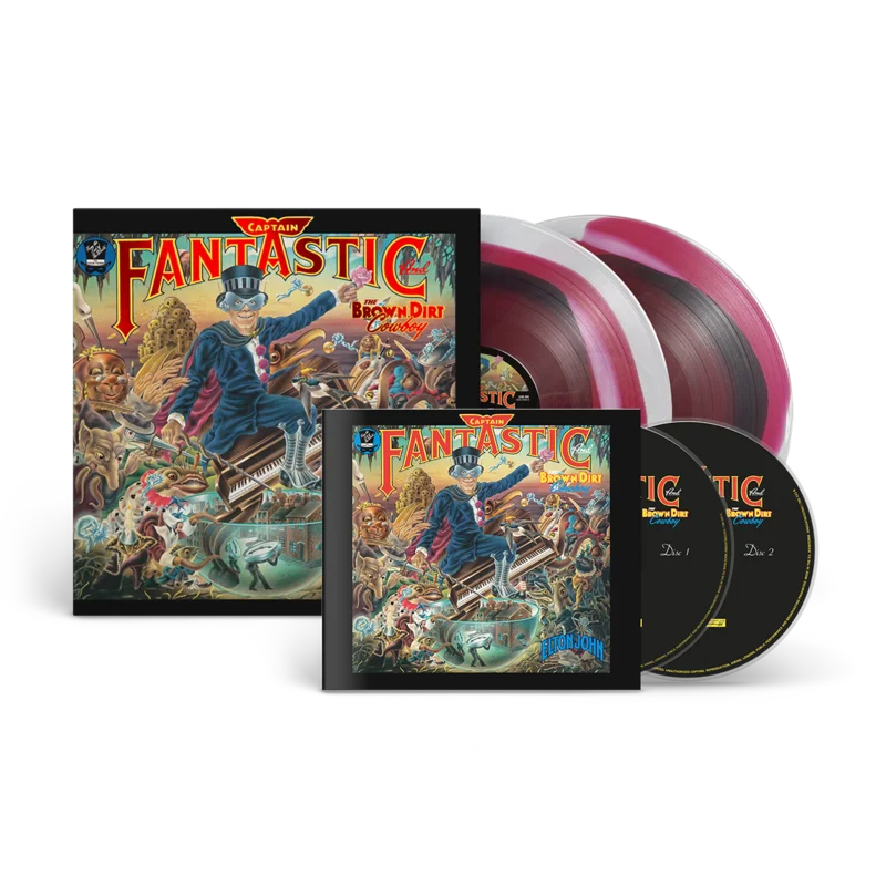 Captain Fantastic (50th Anniversary Edition): Vinyl 2LP & 2CD Bundle