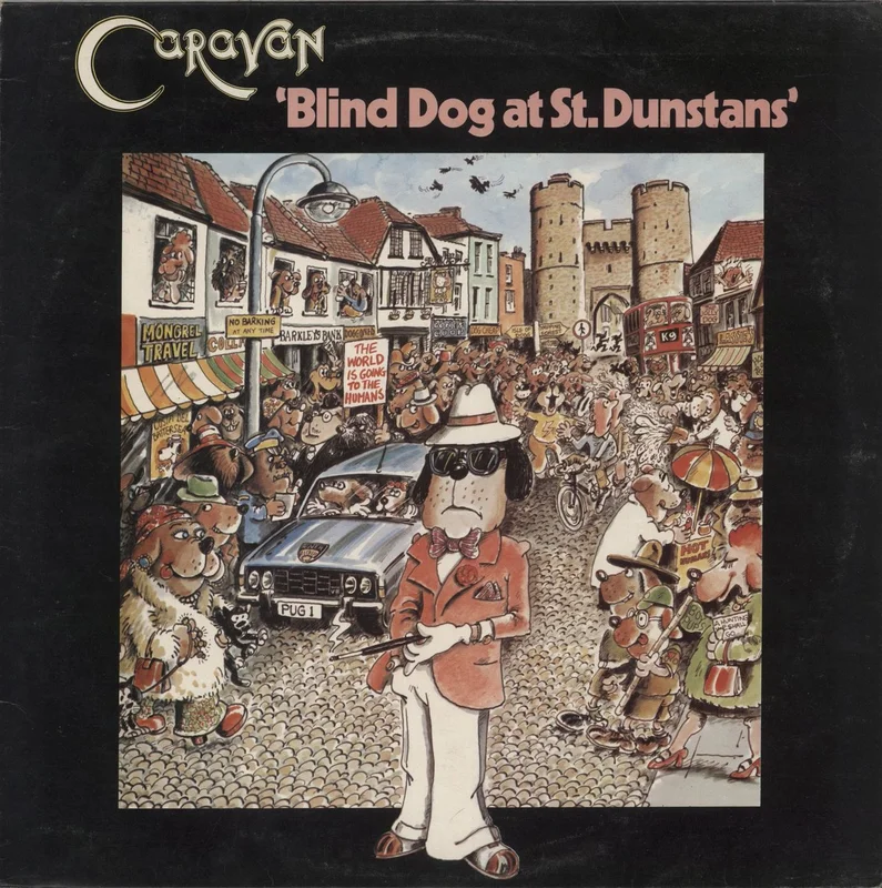 Caravan Blind Dog At St. Dunstans + Programme + Publicity Photo UK Vinyl LP