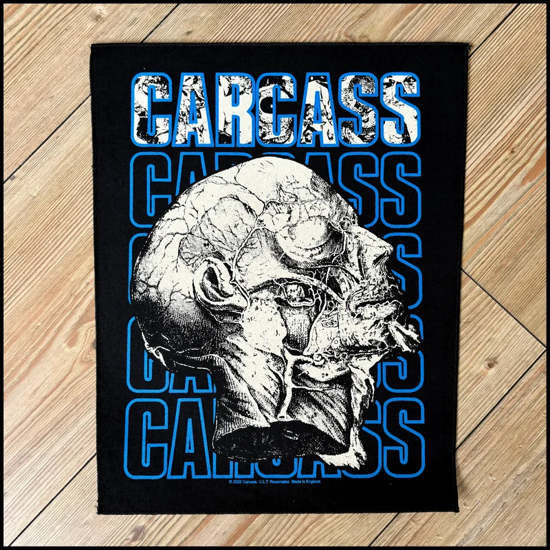 CARCASS: official DEATH HEAD back patch