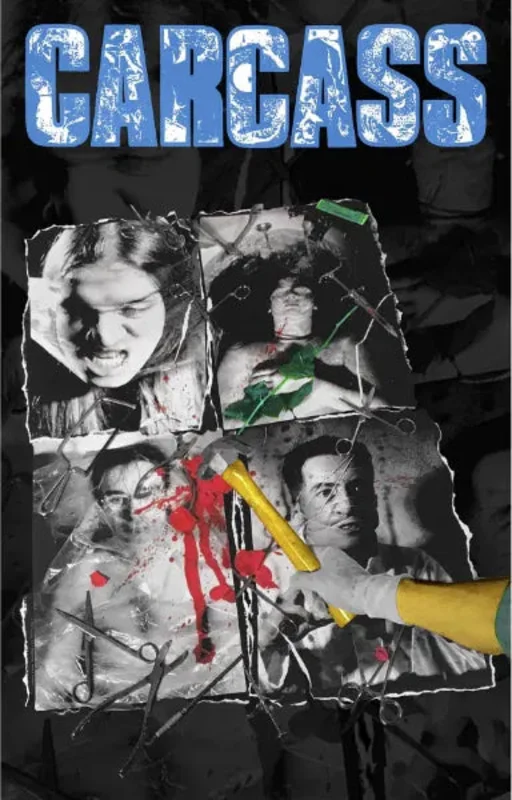 CARCASS: official NECROTICISM large flag / textile poster