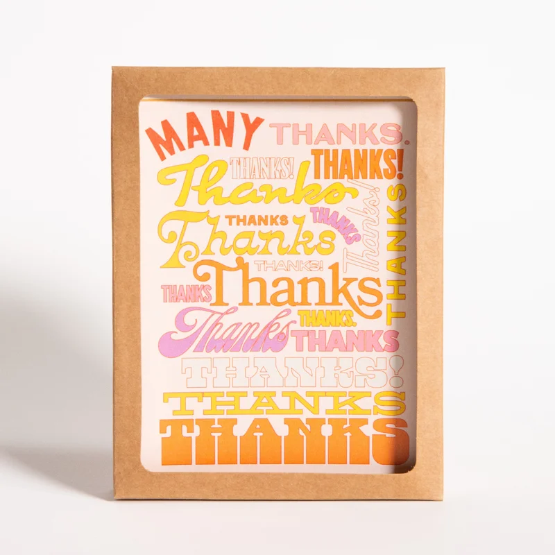 Card Set: Many Thanks Card