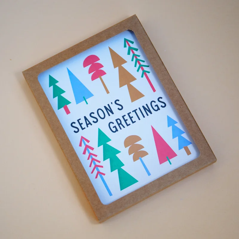 Card Set: Trees Season's Greetings Card