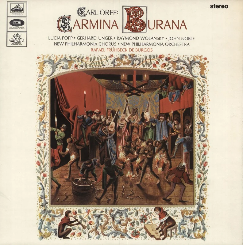 Carl Orff Carmina Burana - 1st UK Vinyl LP