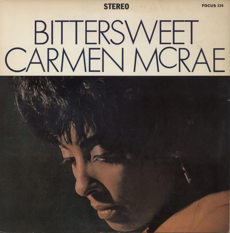 Carmen McRae Bittersweet Japanese Vinyl LP
