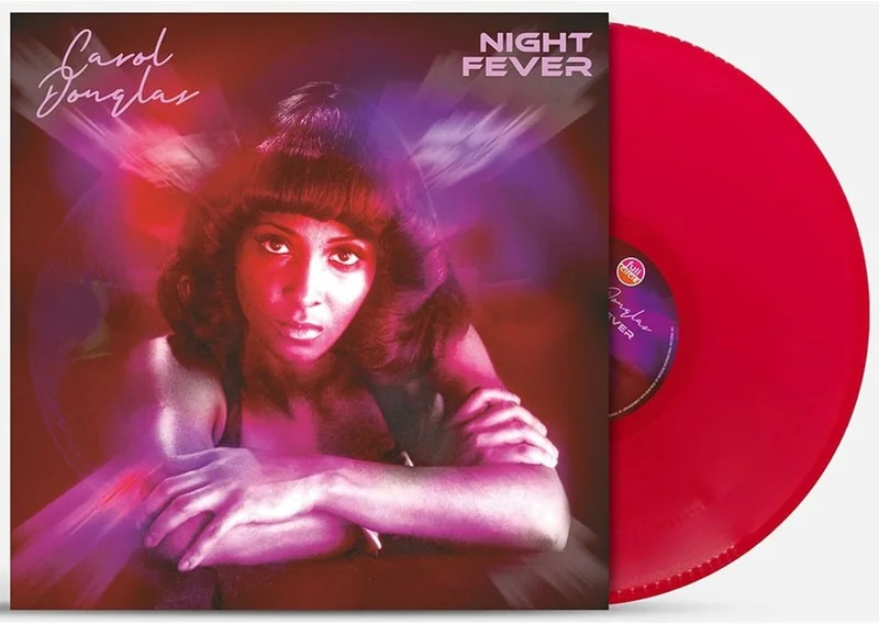 Carol Douglas Night Fever - Fluorescent Pink Vinyl - Sealed UK Vinyl LP