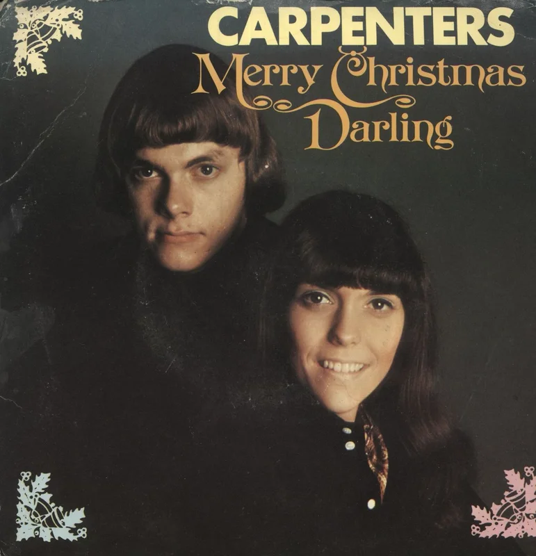 Carpenters Merry Christmas Darling - Card P/S UK 7" vinyl