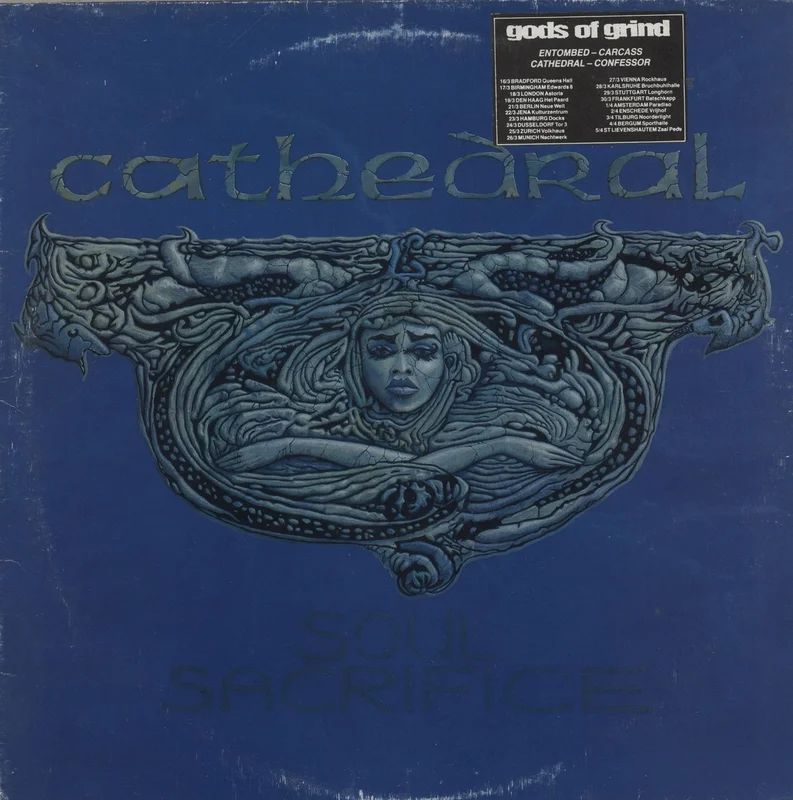 Cathedral Soul Sacrifice - VG Sleeve UK 12" vinyl