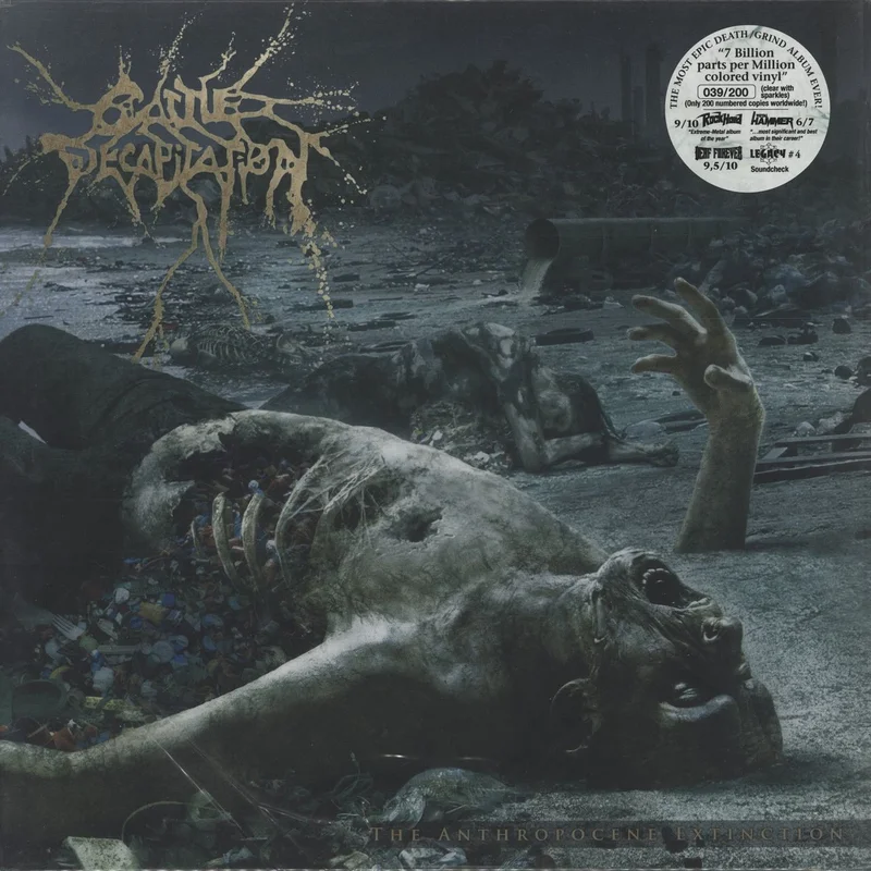 Cattle Decapitation The Anthropocene Extinction - Clear Sparkle - Numbered German Vinyl LP