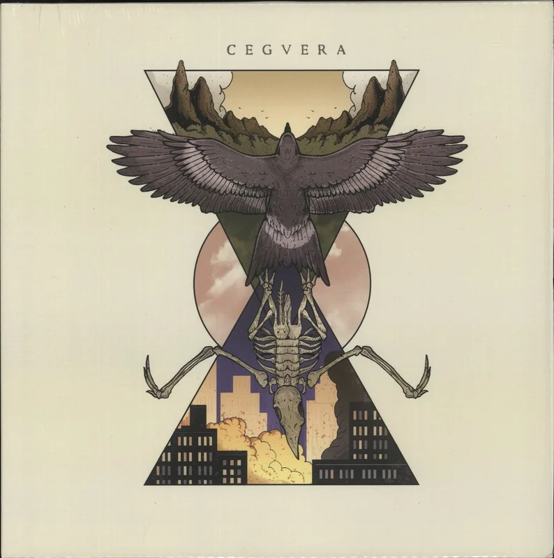Cegvera The Sixth Glare - Clear With Green Spot Vinyl UK Vinyl LP