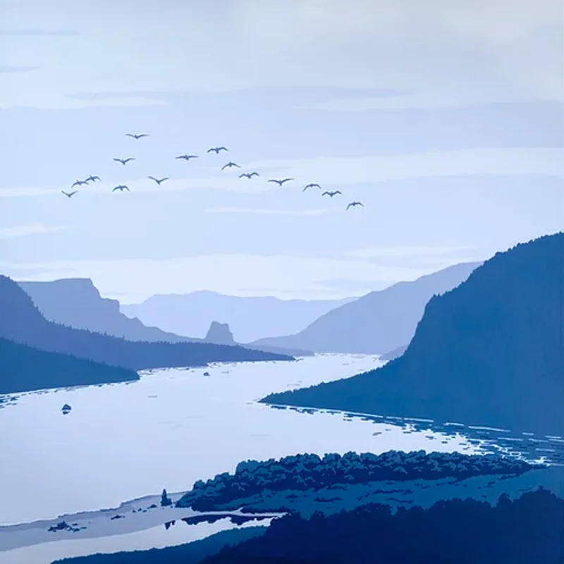 Cellar Sky Studios: Columbia Gorge- Crown Point Print