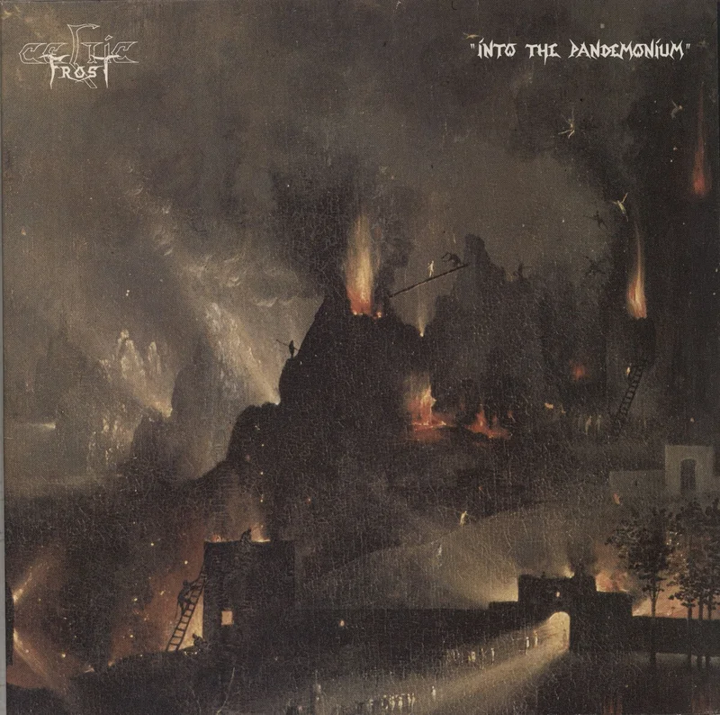 Celtic Frost Into The Pandemonium + Lyric Inner + Merch Insert - VG German Vinyl LP