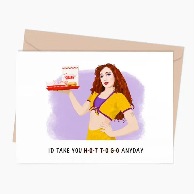Chappell Roan Hot-To-Go Greeting Card