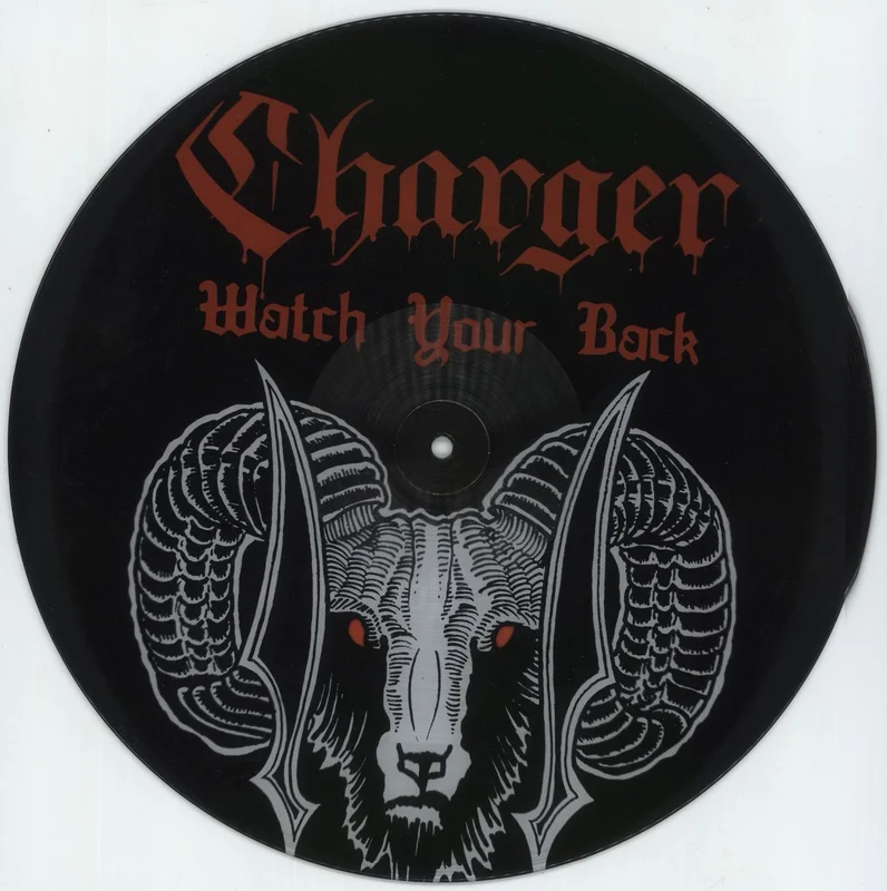 Charger Watch Your Back - UV Digitally-Printed Vinyl US 12" vinyl