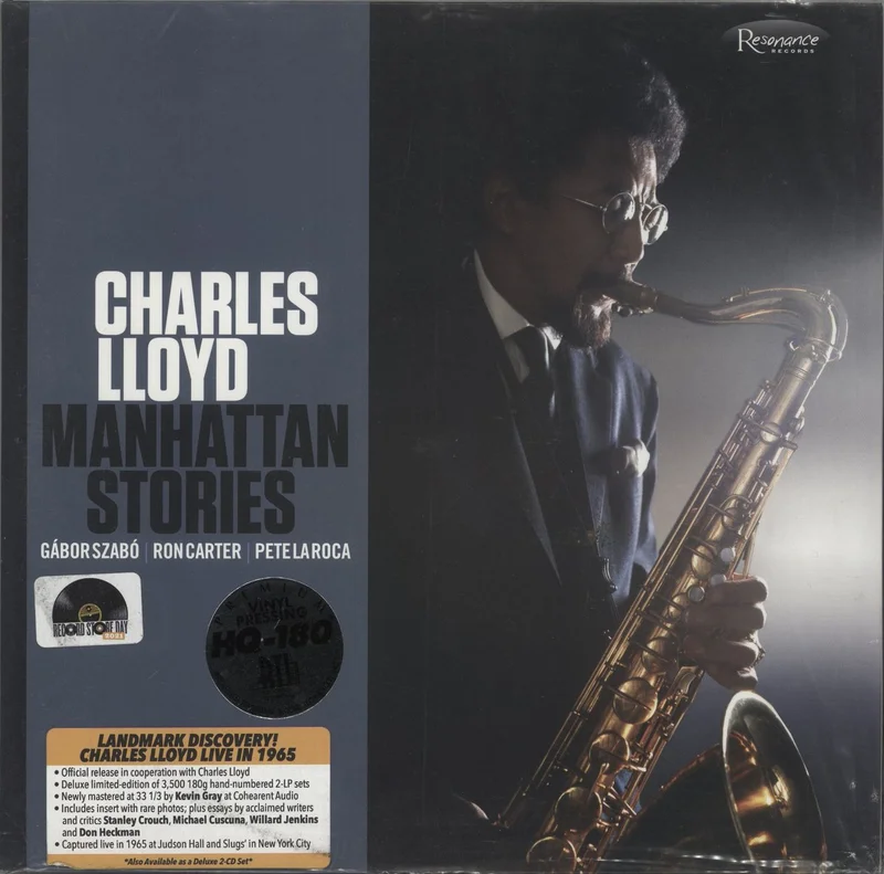 Charles Lloyd Manhattan Stories - 180gm - RSD '21 UK 2-LP vinyl set